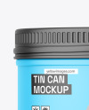 Matte Tin Can Mockup
