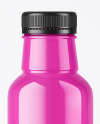 Glossy Plastic Bottle Mockup