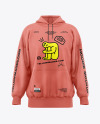 Oversize Hoodie Mockup - Front View