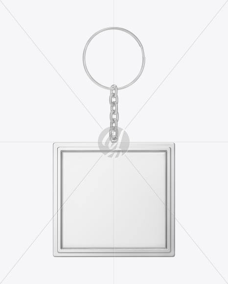 Rectangular Keychain Mockup - Free Download Images High Quality PNG