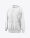 Oversize Hoodie Mockup - Half Side View