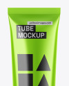 Glossy Metallic Tube Mockup