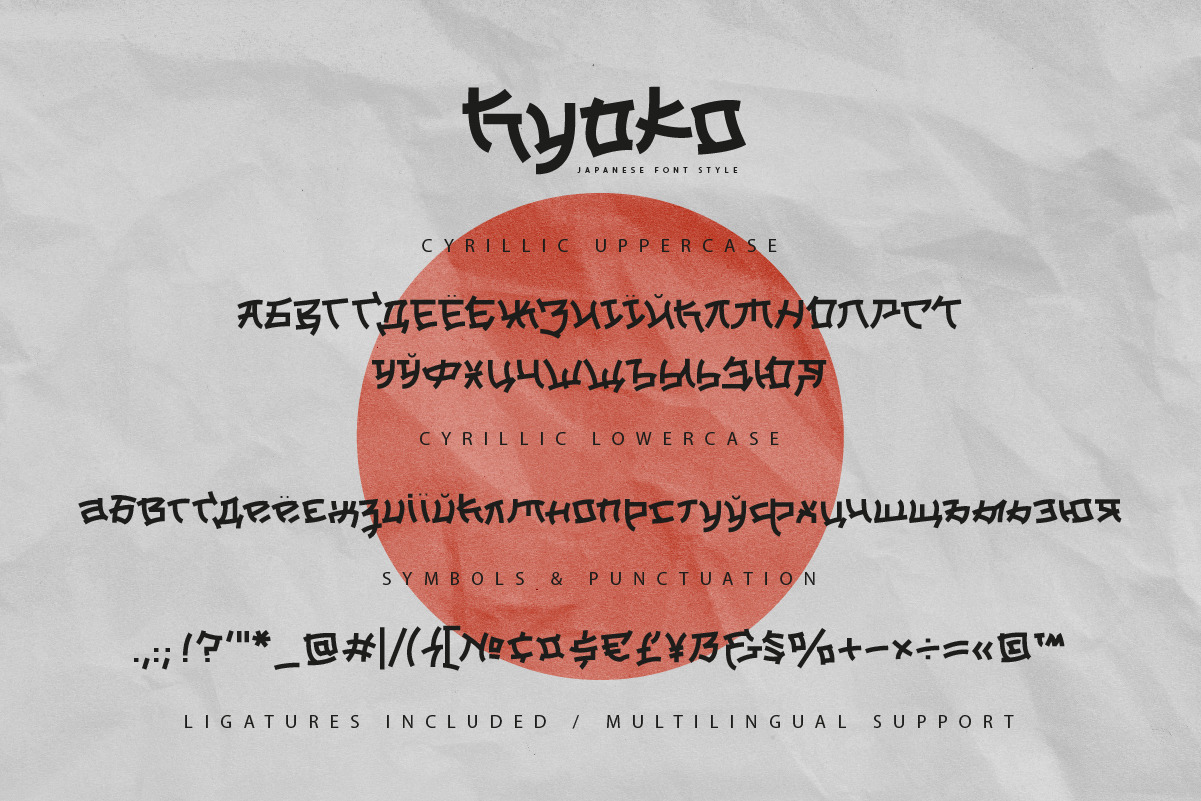 Kyoko Font Kyoko Font