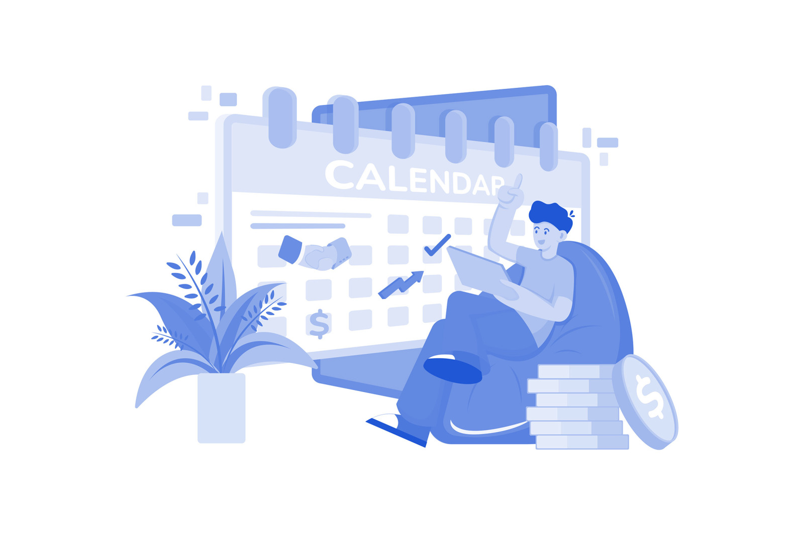 M616_Appointment Scheduling Illustration Pack M616_Appointment Scheduling Illustration Pack