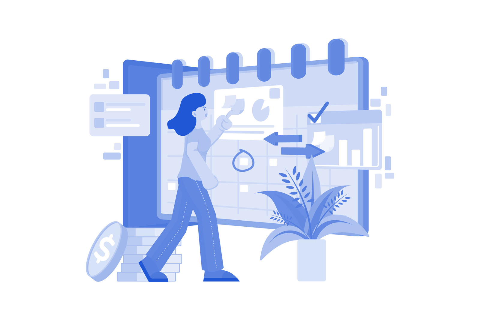 M616_Appointment Scheduling Illustration Pack M616_Appointment Scheduling Illustration Pack
