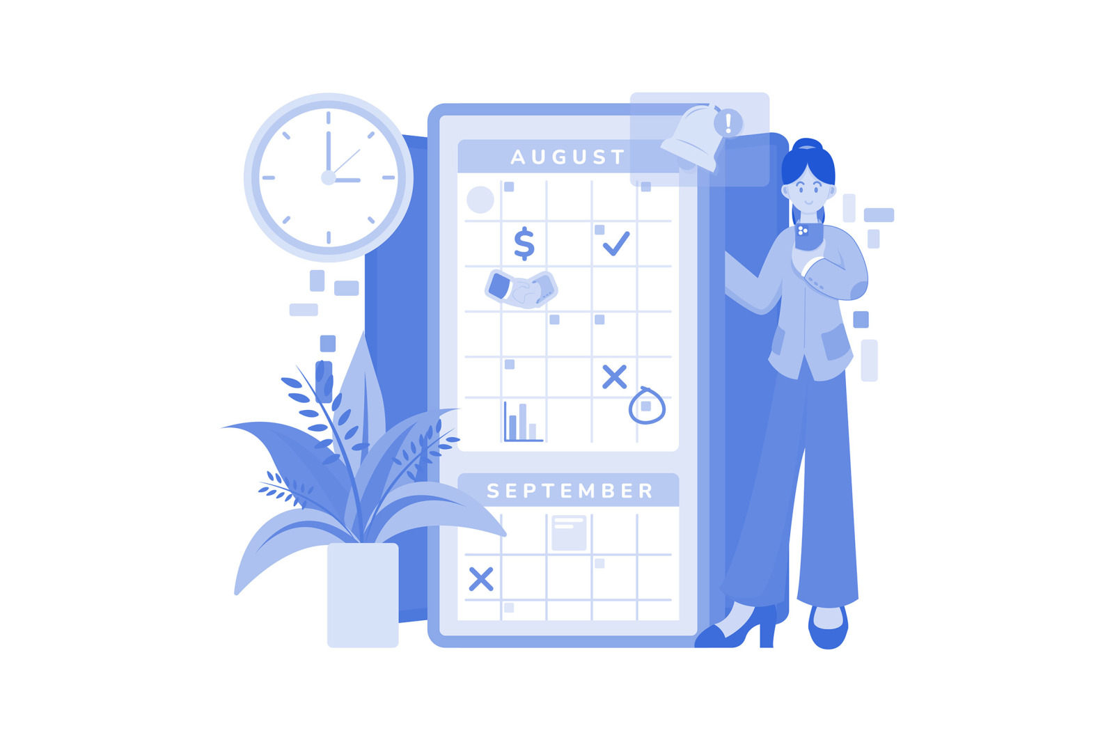 M616_Appointment Scheduling Illustration Pack