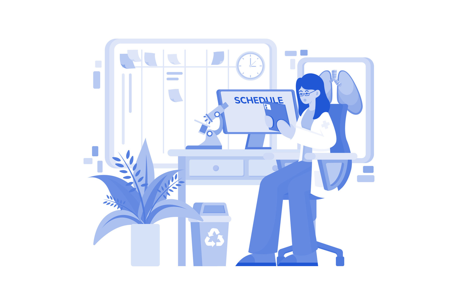 M616_Appointment Scheduling Illustration Pack M616_Appointment Scheduling Illustration Pack