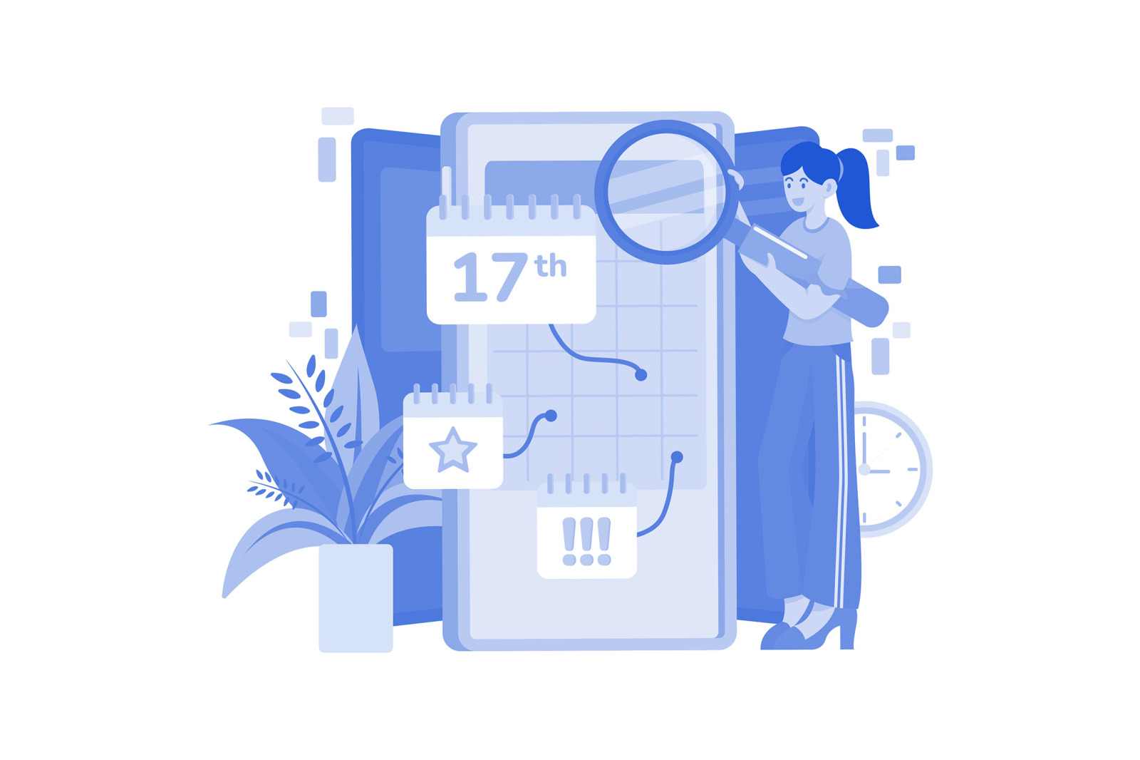 M616_Appointment Scheduling Illustration Pack M616_Appointment Scheduling Illustration Pack