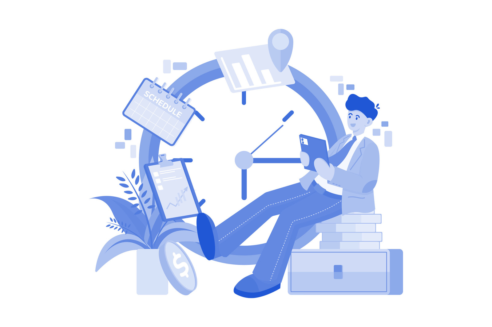 M616_Appointment Scheduling Illustration Pack M616_Appointment Scheduling Illustration Pack