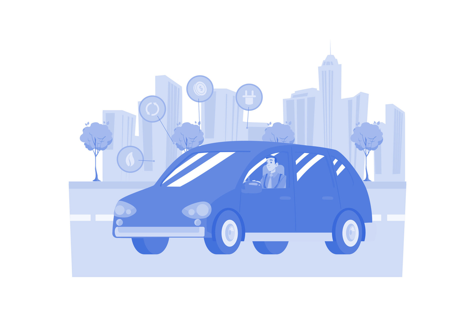 M619_Electronic Vehicle Illustration Pack M619_Electronic Vehicle Illustration Pack