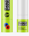 Glossy Lipstick Mockup