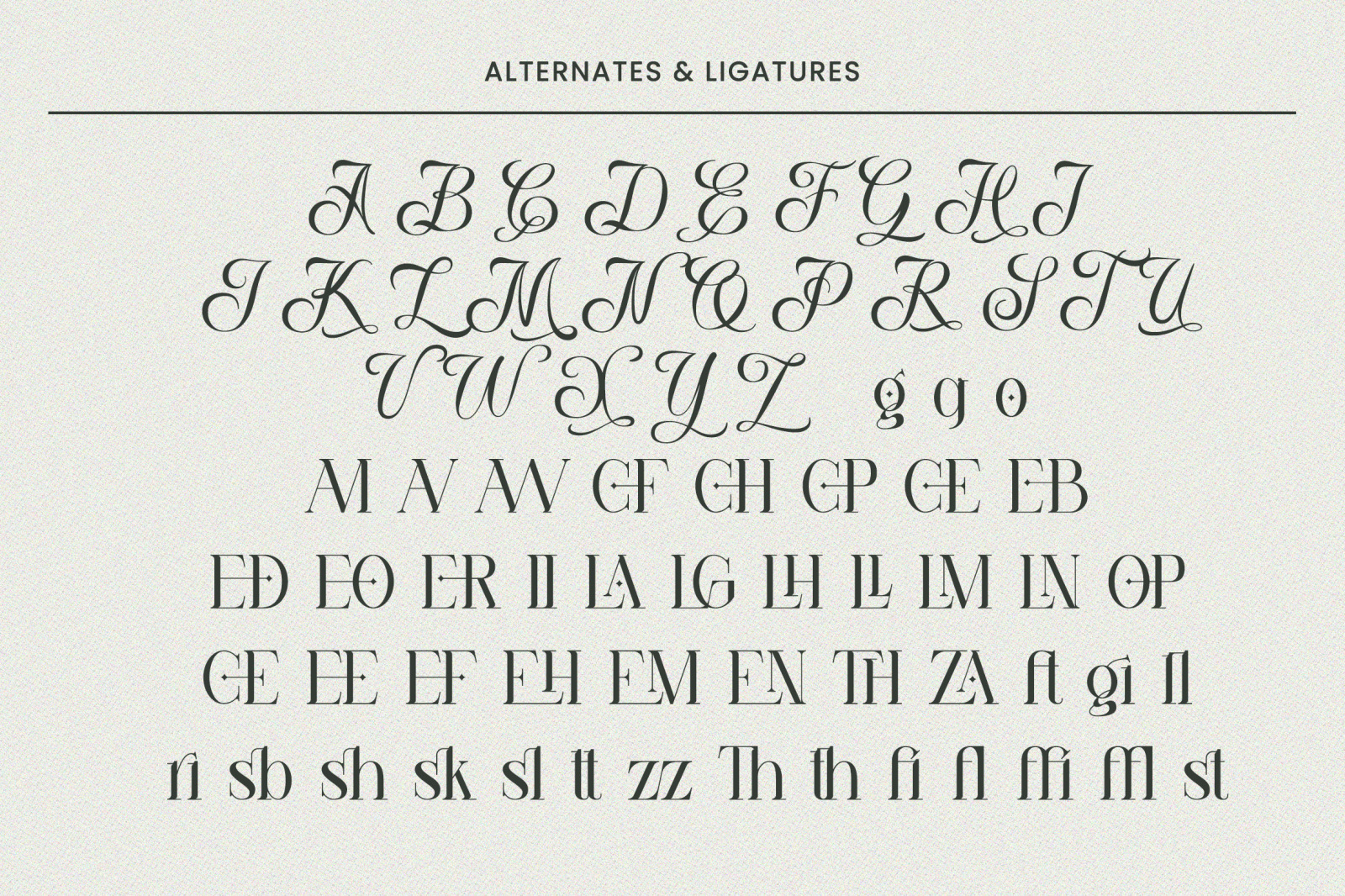 Klandestin - Elegant Serif Typeface Klandestin - Elegant Serif Typeface