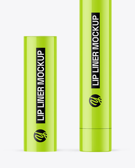 Glossy Lip Liner Mockup