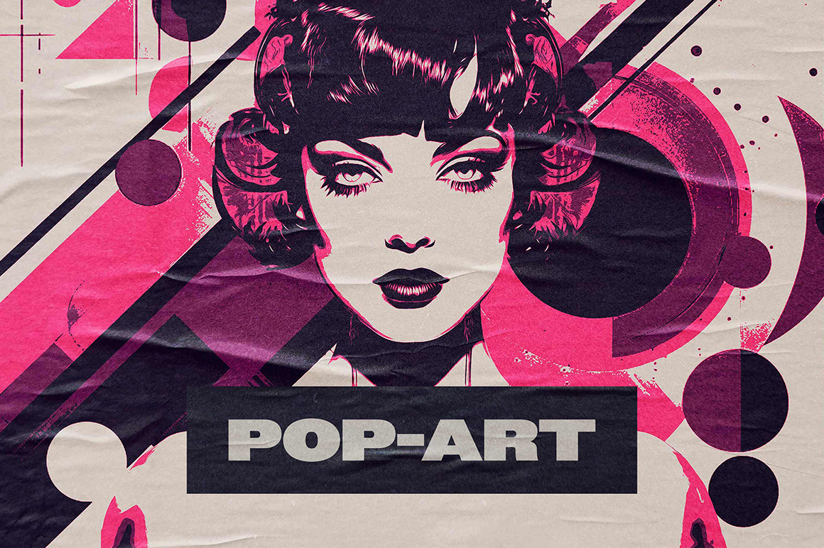 Pop-Art Paint Photo Effect