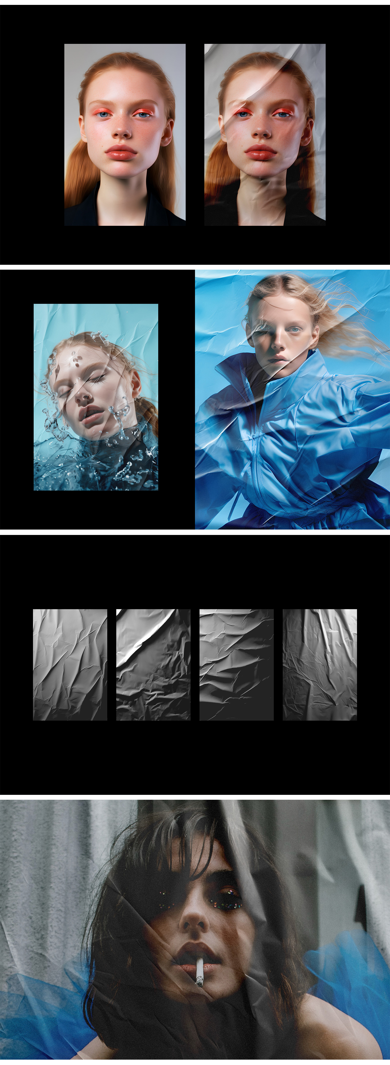 Glued Poster Overlays Glued Poster Overlays