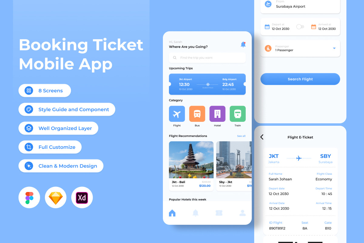 Booking Ticket Mobile App