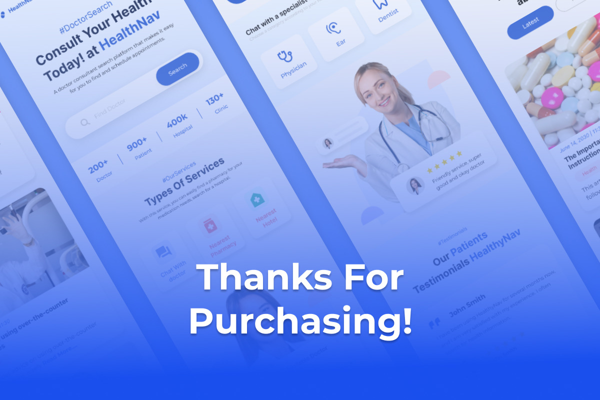 HealthNav - Doctor Consultant Landing Page