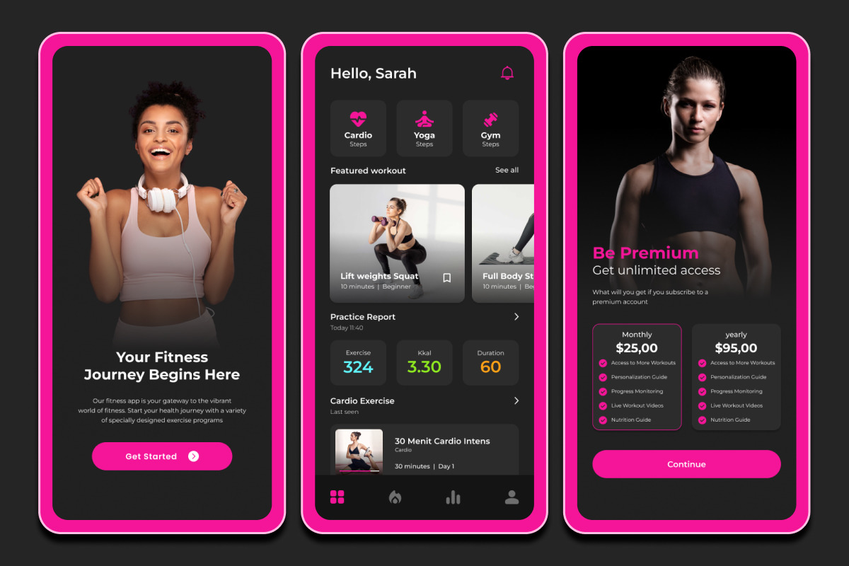 Fitness Mobile App Fitness Mobile App