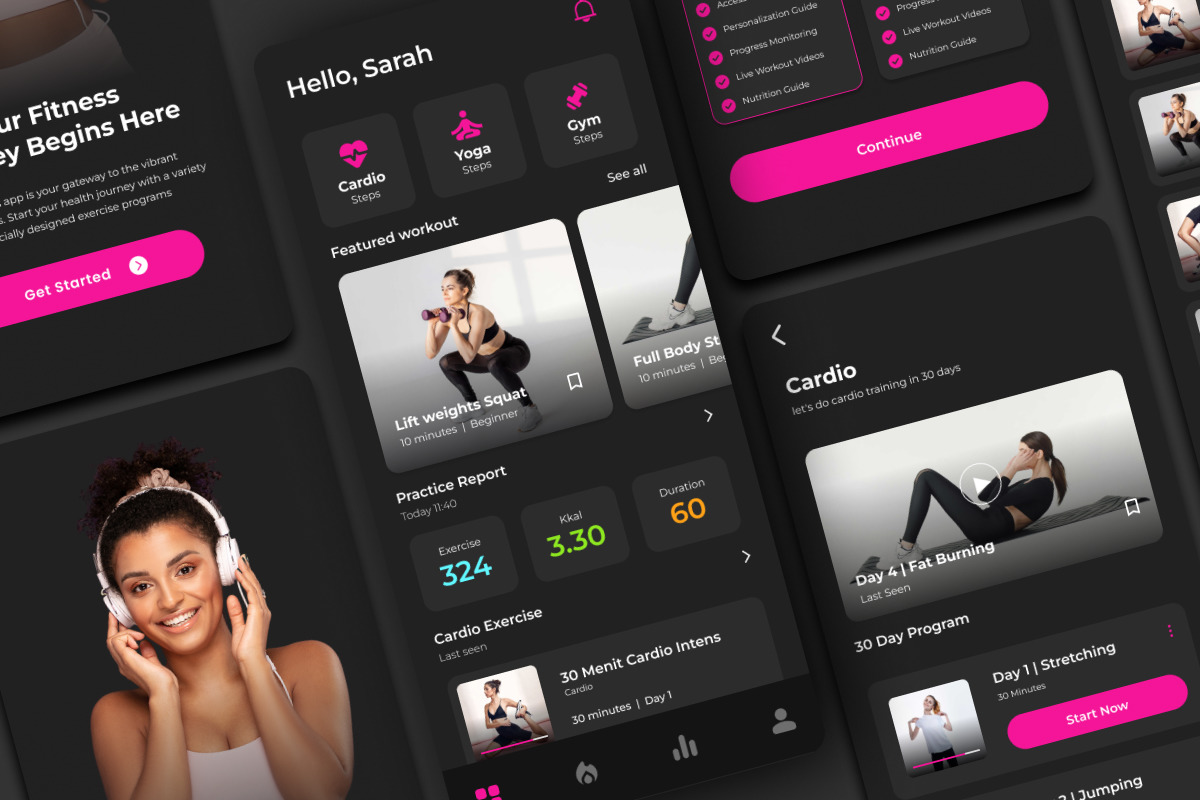 Fitness Mobile App Fitness Mobile App