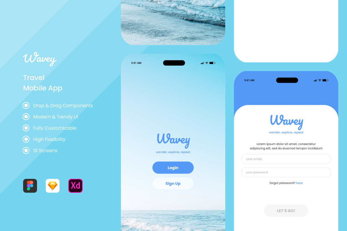 Wavey - Travel Mobile Apps