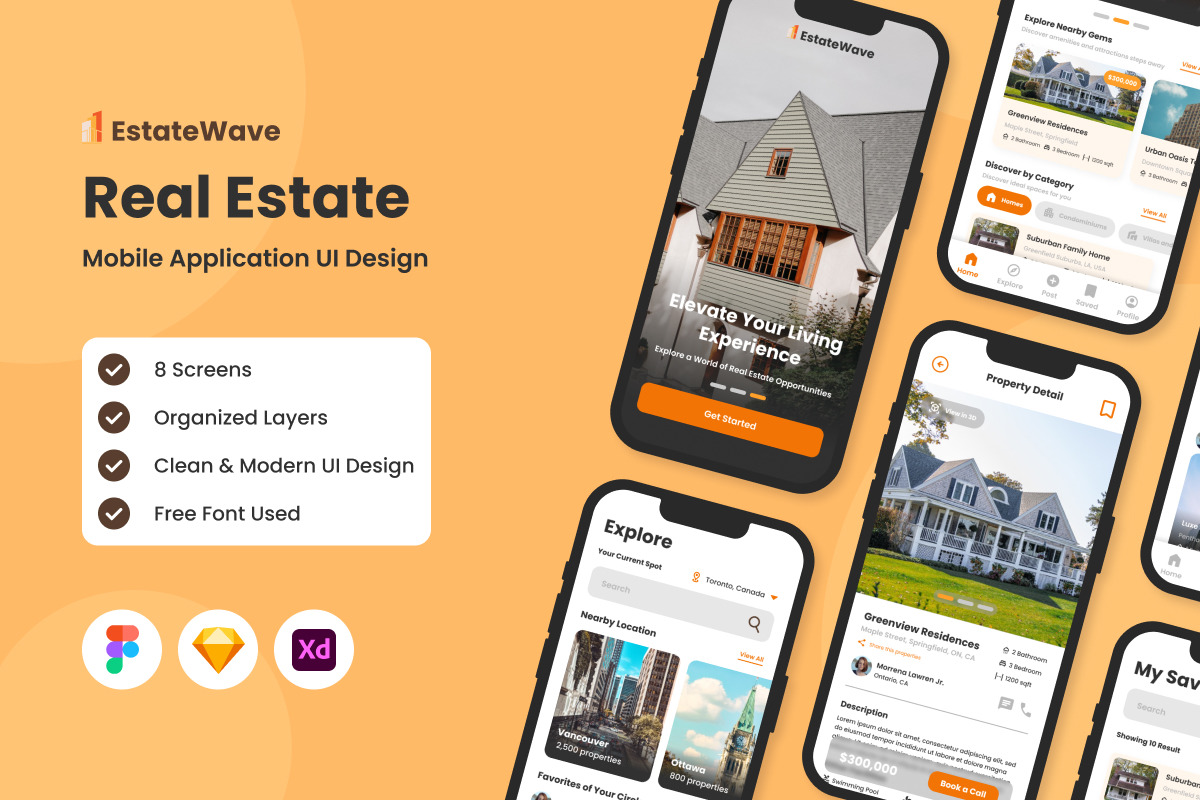 EstateWave - Real Estate Mobile App EstateWave - Real Estate Mobile App