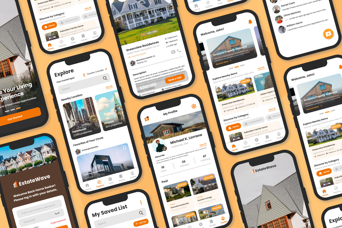 EstateWave - Real Estate Mobile App EstateWave - Real Estate Mobile App