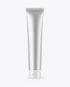 Matte Brushed Metallic Tube Mockup