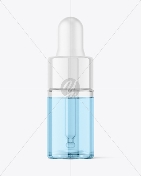 Clear Dropper Bottle Mockup