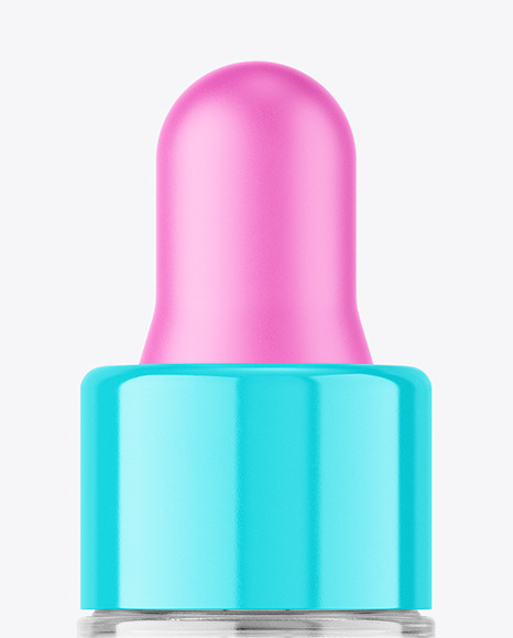 Clear Dropper Bottle Mockup