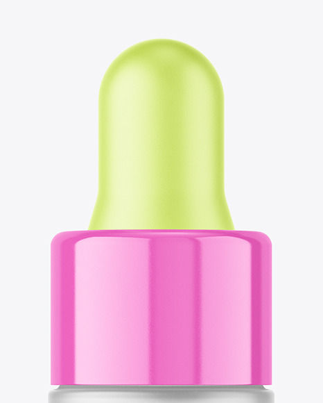 Frosted Dropper Bottle Mockup
