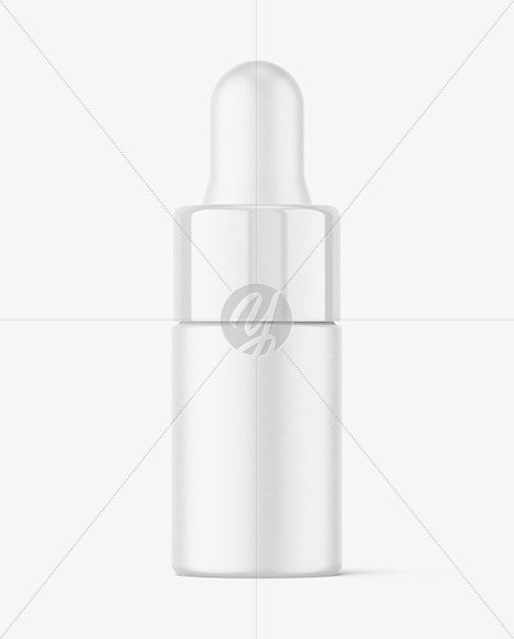 Matte Dropper Bottle Mockup