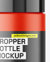 Matte Dropper Bottle Mockup