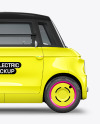 Micro Electric Car Mockup - Side View