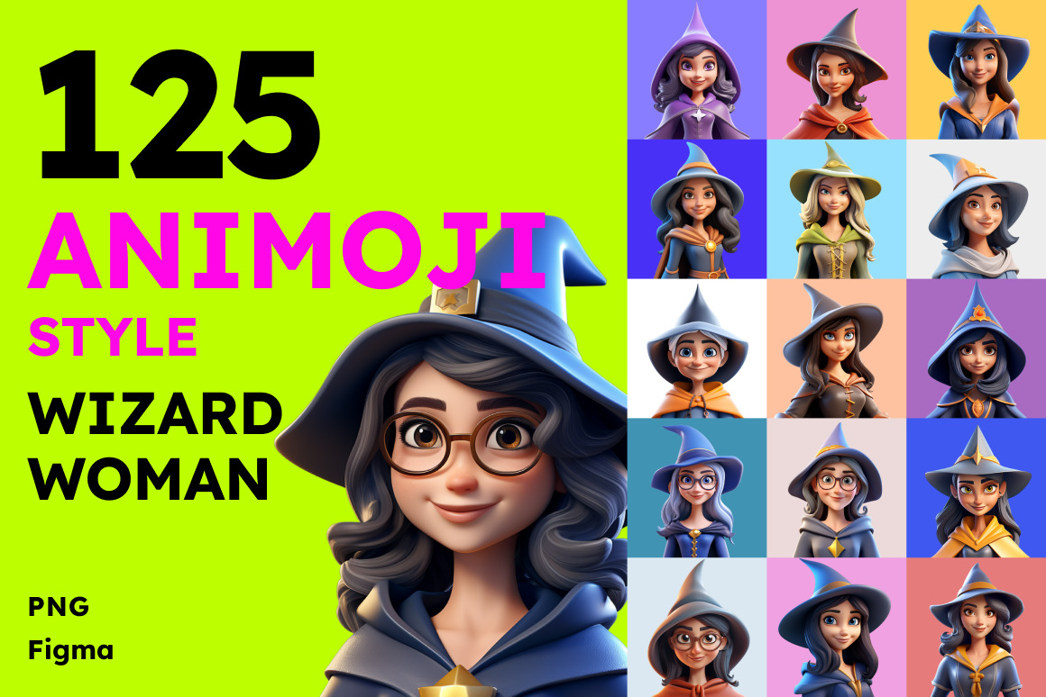 125 Animoji - Wizard Woman 125 Animoji - Wizard Woman