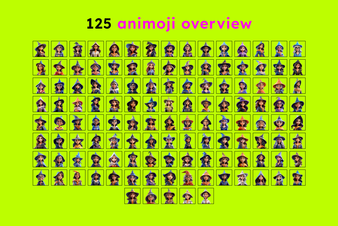 125 Animoji - Wizard Woman 125 Animoji - Wizard Woman