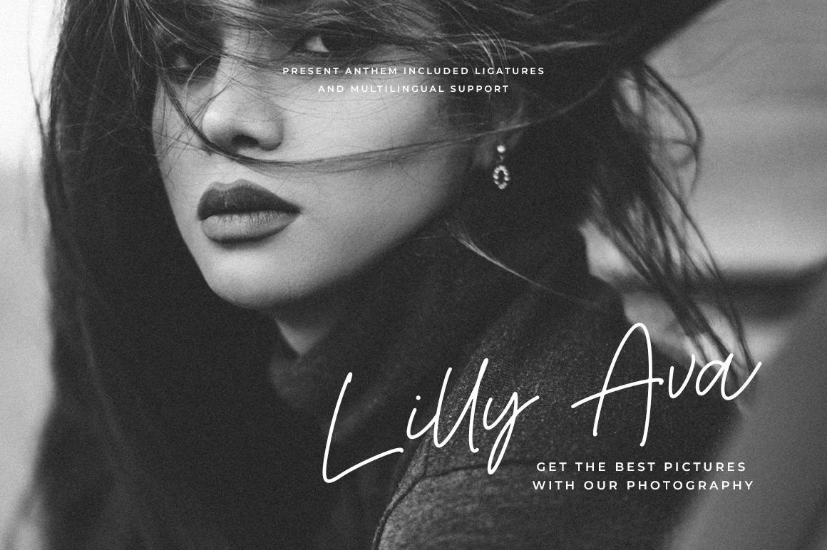 Present Anthem Handwritten Font Present Anthem Handwritten Font