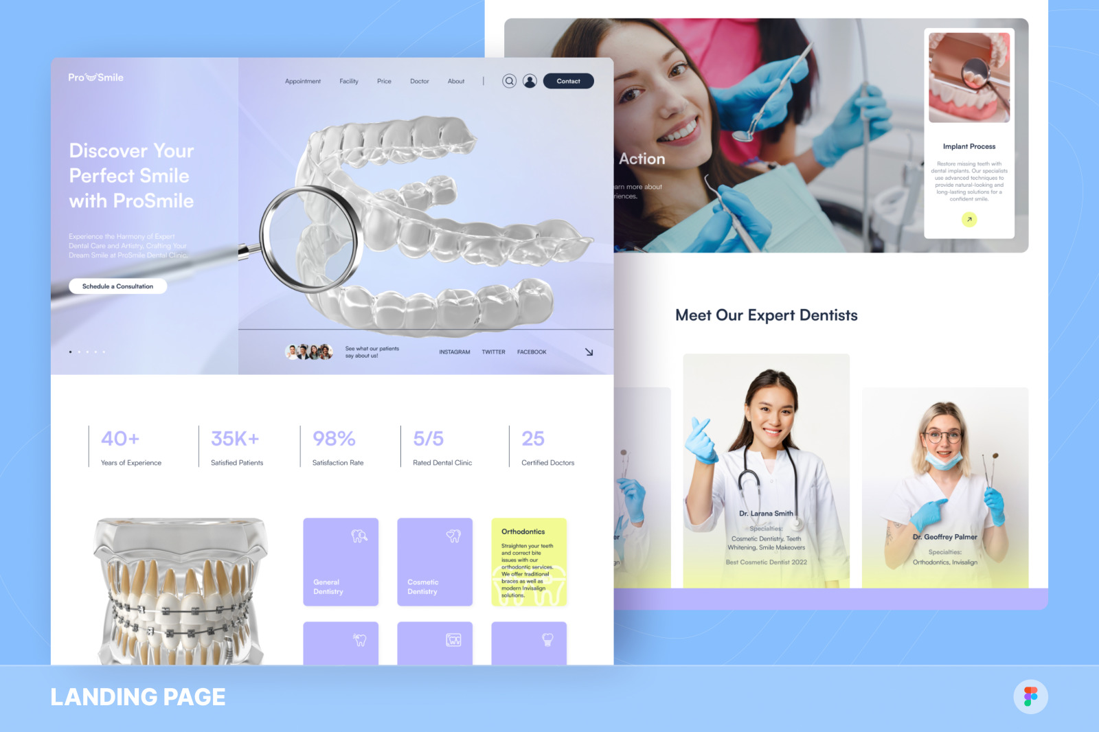 ProSmile - Dental Clinic Landing Page