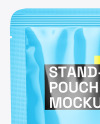 Glossy Plastic Stand-Up Pouch Mockup