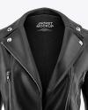 Women's Leather Jacket Mockup - Front View