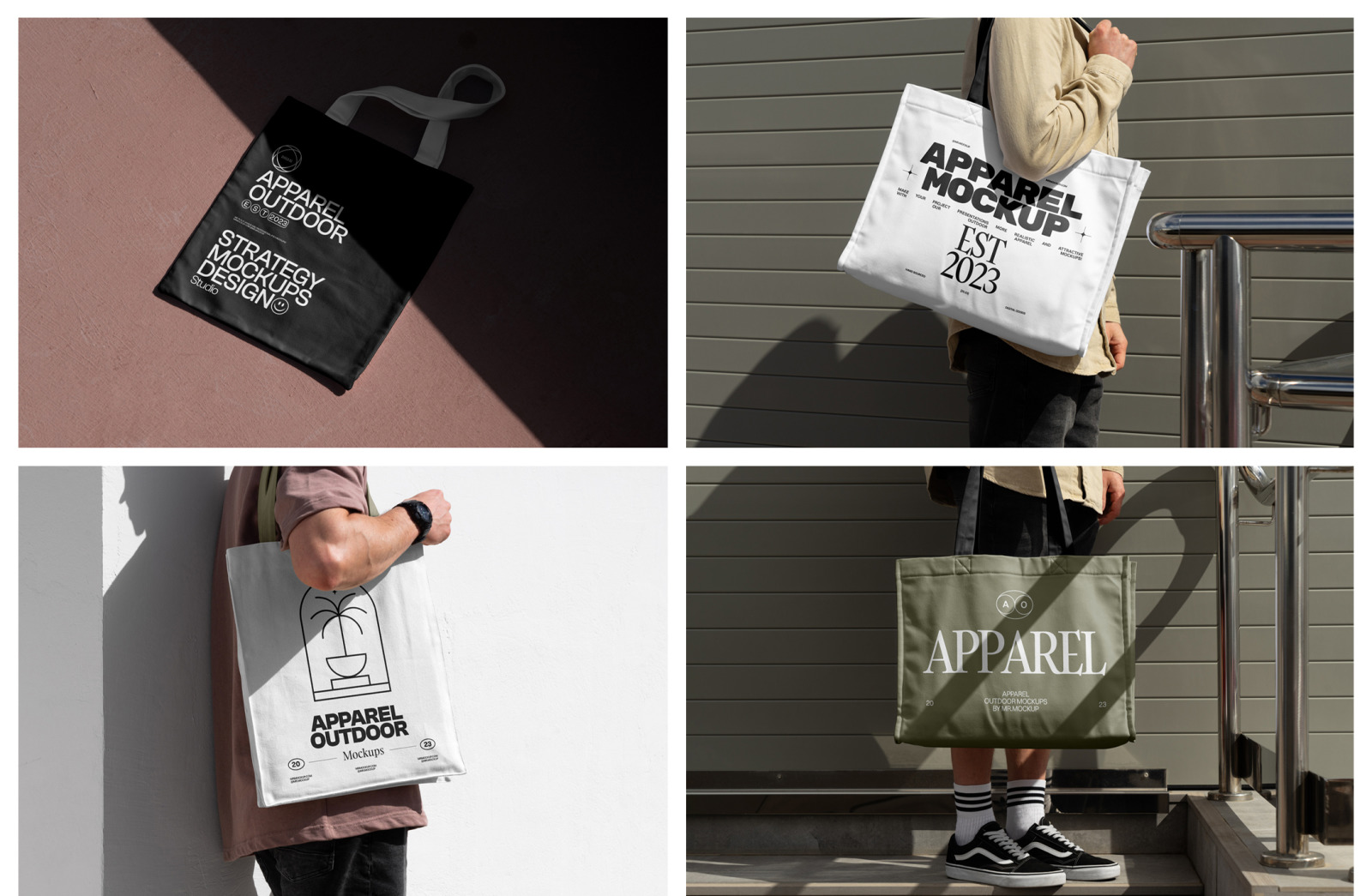 Apparel Mockups - Outdoor Scenes