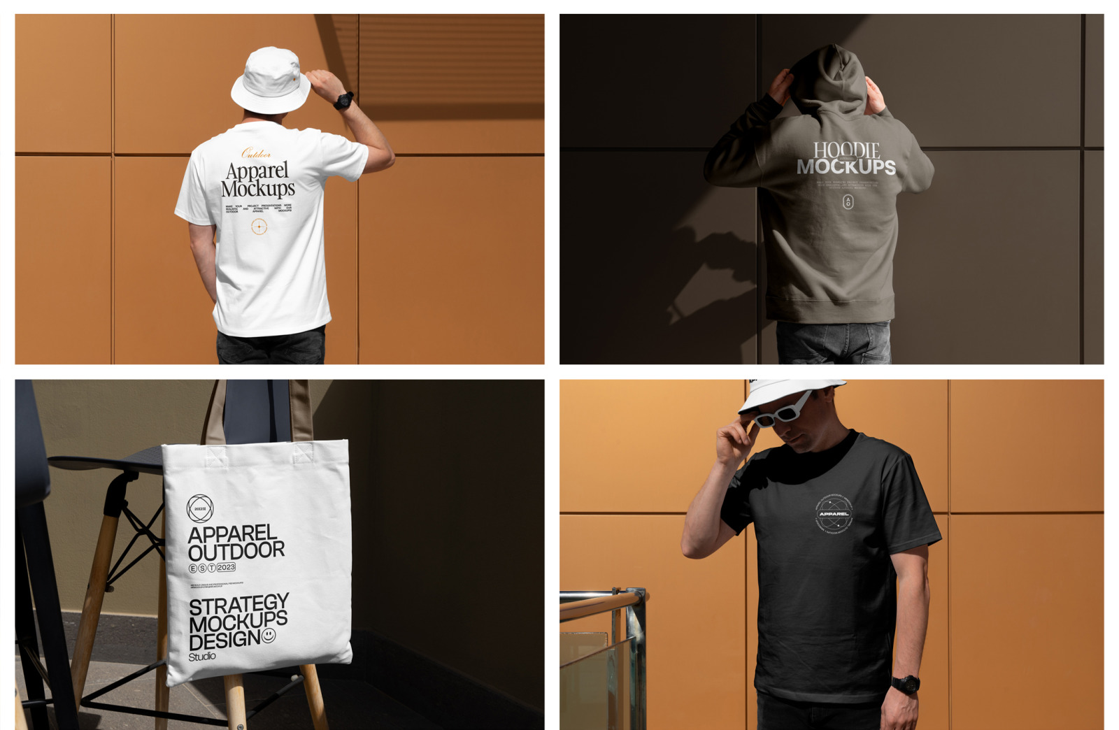 Apparel Mockups - Outdoor Scenes Apparel Mockups - Outdoor Scenes