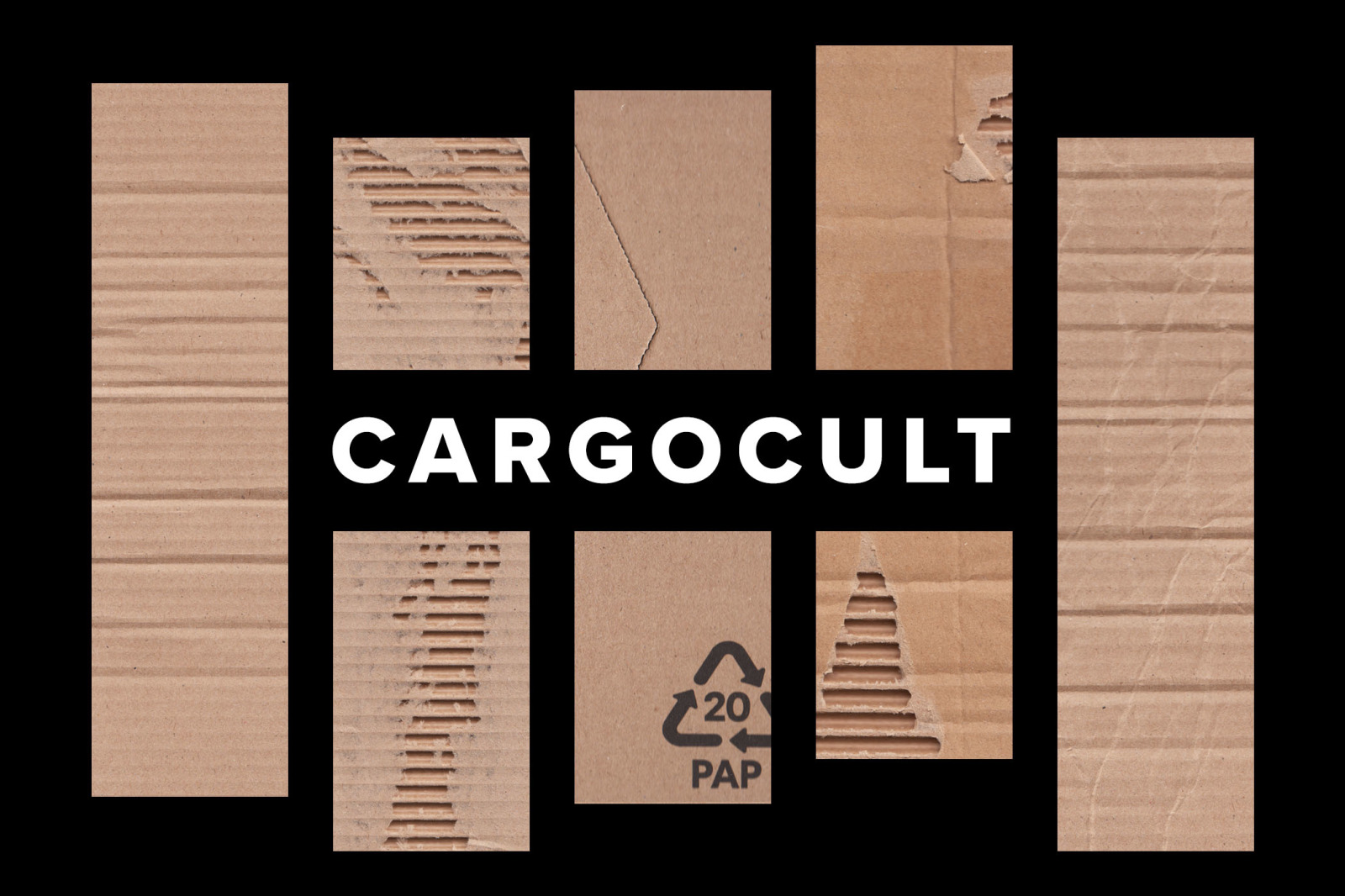 Cargocult — Detailed Cardboard Background Textures