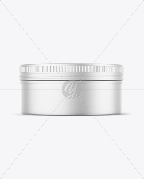 Metallic Tin Can Mockup