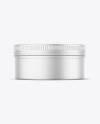 Metallic Tin Can Mockup