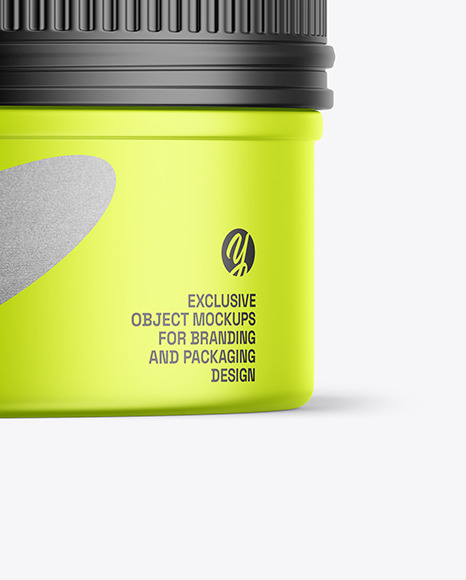 Metallic Tin Can Mockup