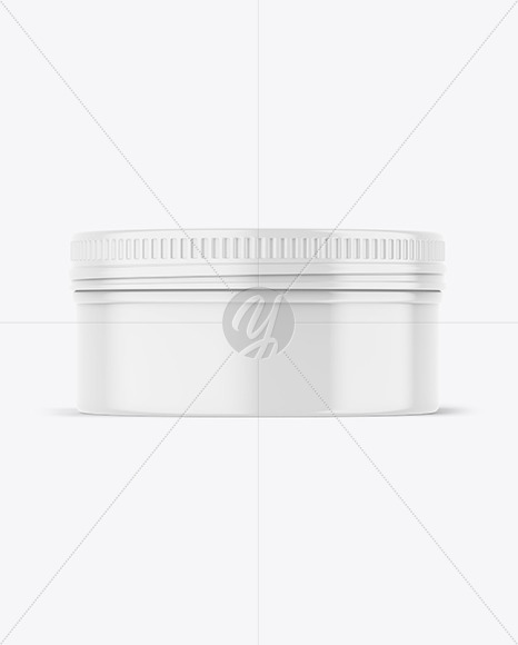 Glossy Tin Can Mockup