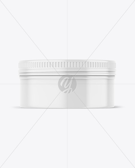 Glossy Tin Can Mockup