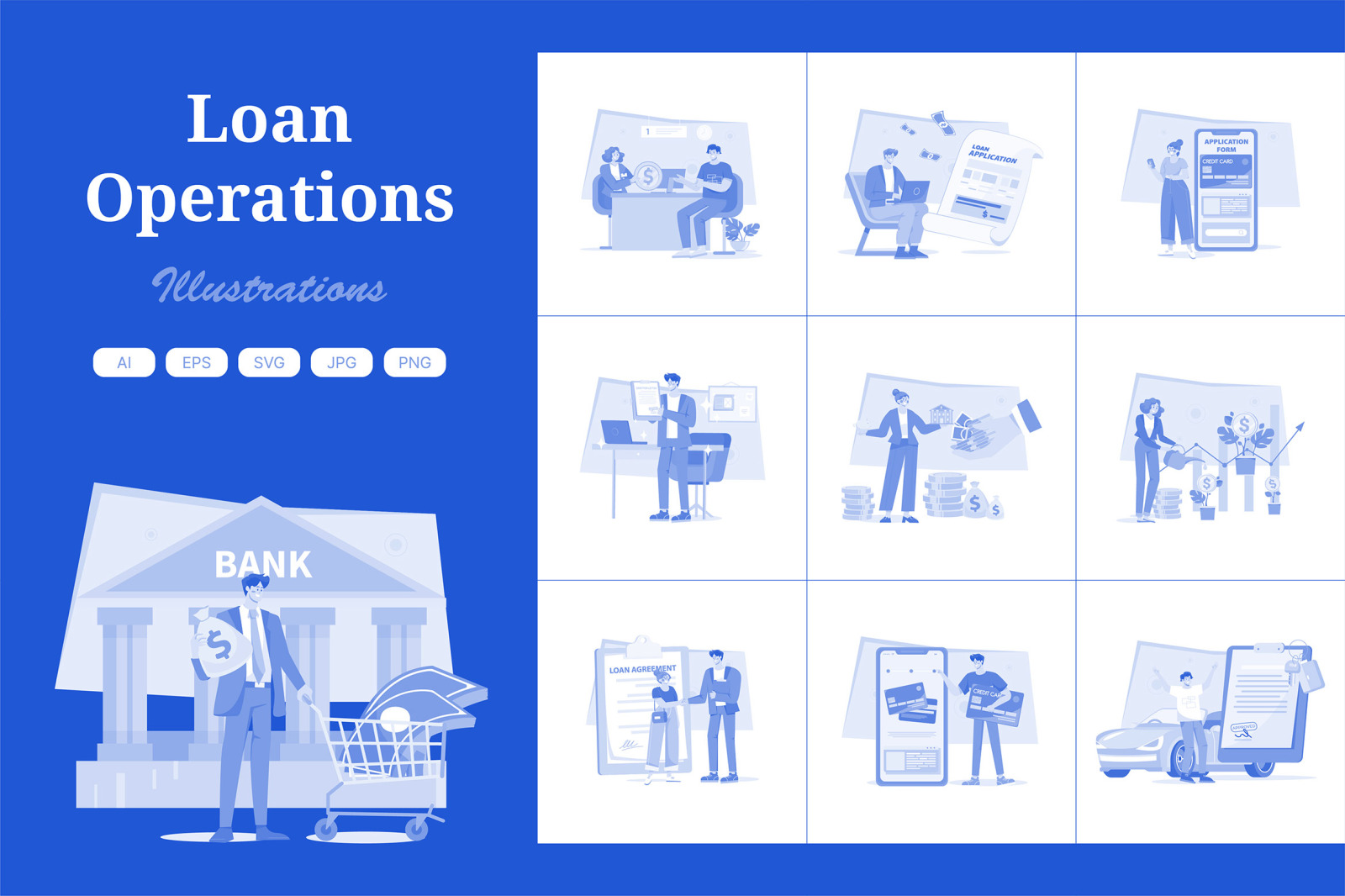 M614_Loan Operations Illustration Pack M614_Loan Operations Illustration Pack
