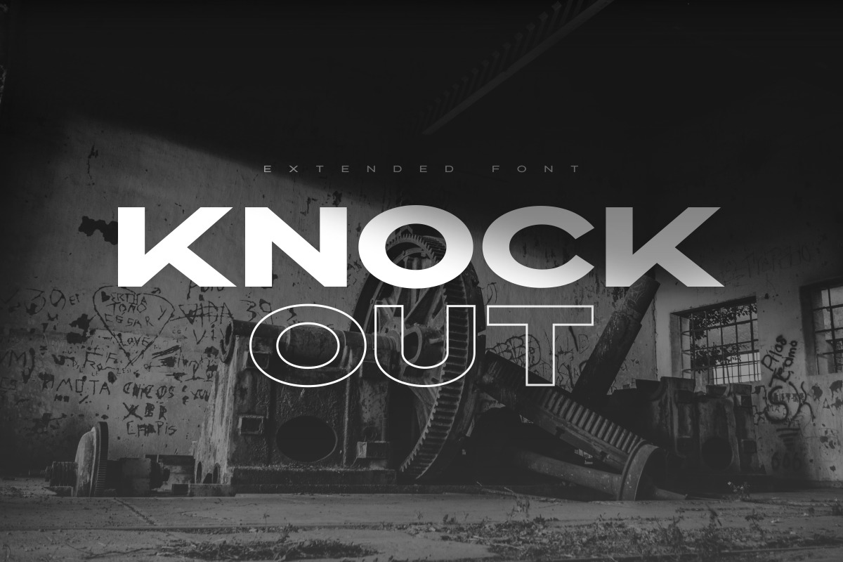 Knockout - Extended Font Family