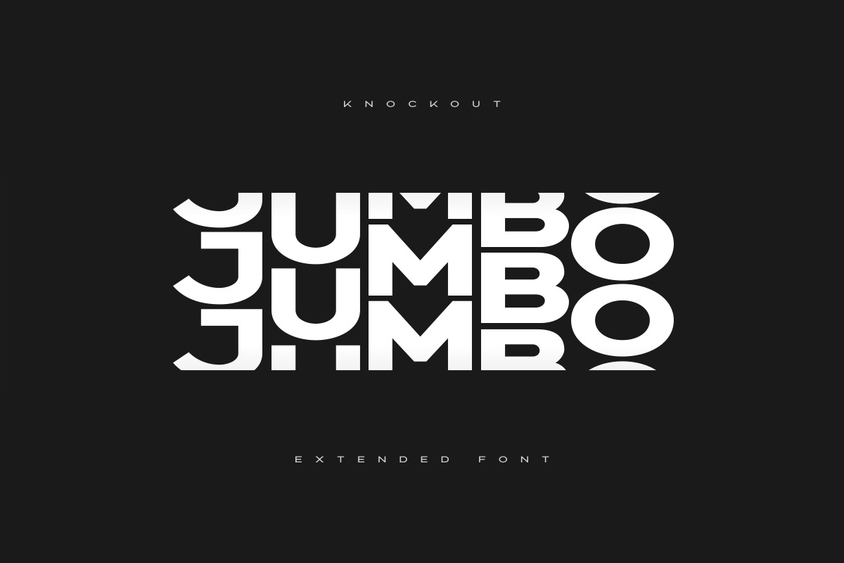 Knockout - Extended Font Family Knockout - Extended Font Family